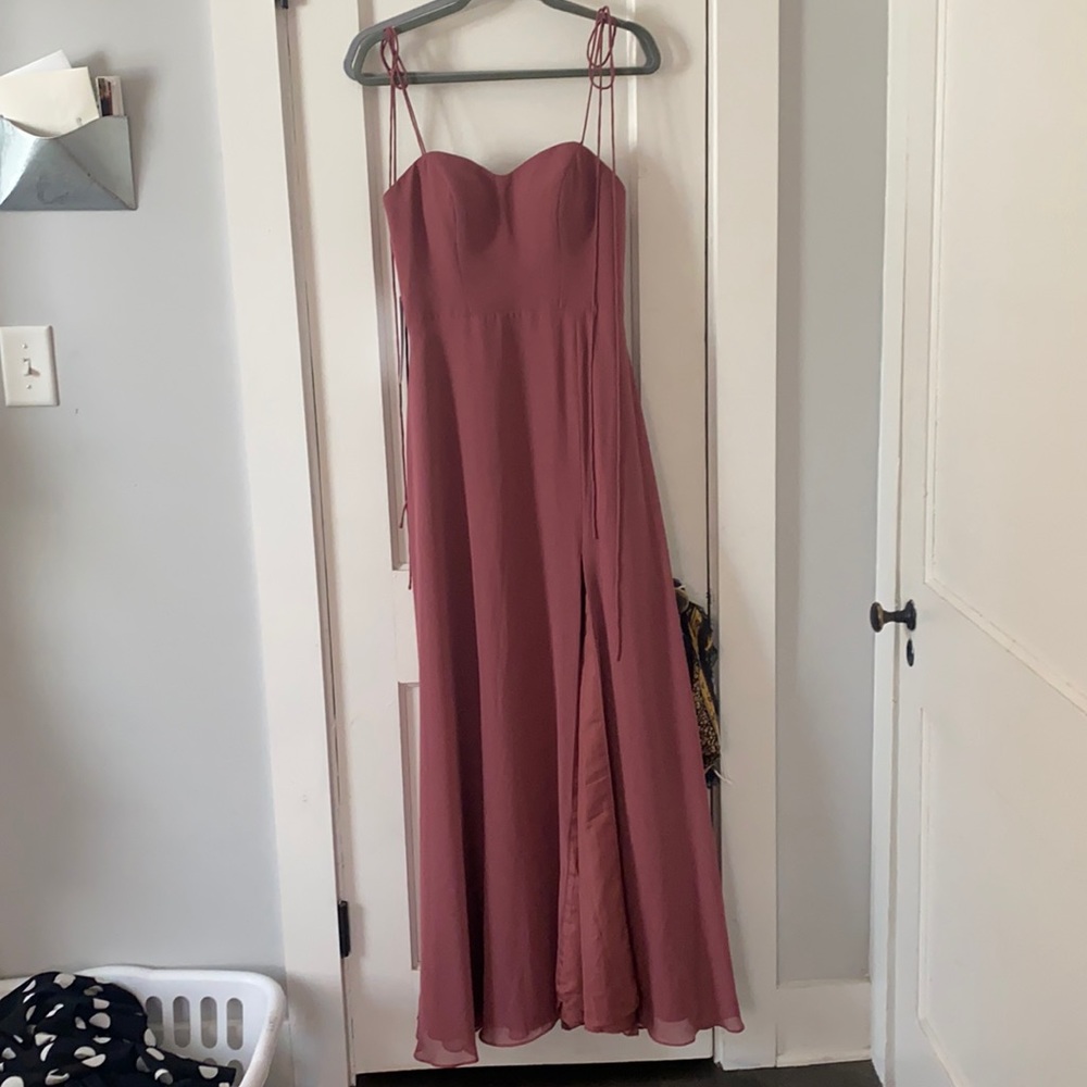 AZAZIE DESERT ROSE BRIDESMAID DRESS